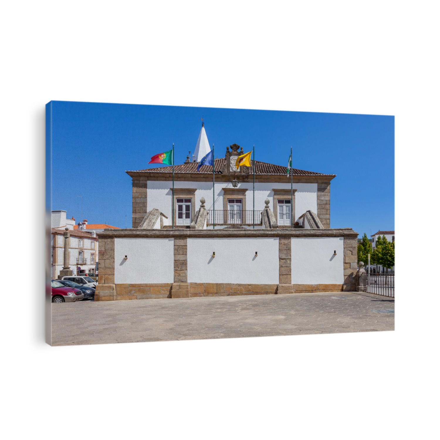 City-Hall building of Castelo de Vide. Alto Alentejo, Portugal