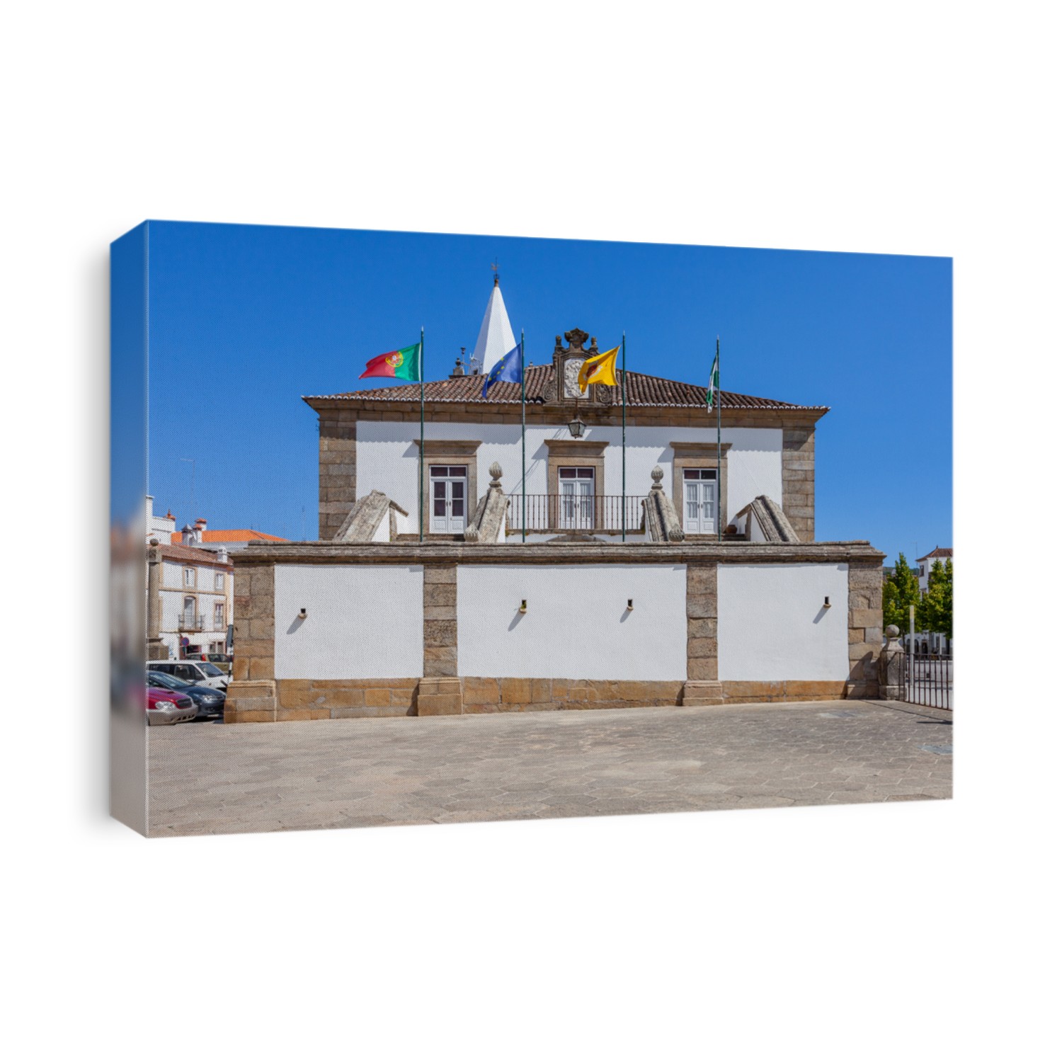 City-Hall building of Castelo de Vide. Alto Alentejo, Portugal